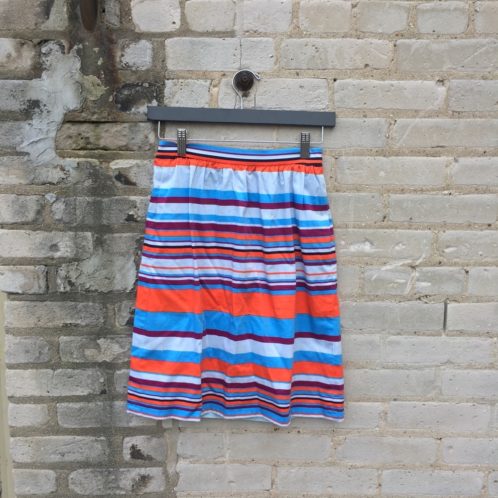 LAST CALL | Striped J Crew skirt